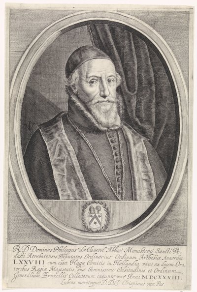 Porträt von Philippe de Caverel von Crispijn van de Passe